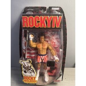 Rocky IV 4 Jakks Pacific Rocky Balboa Vs Drago Pre-Fight Gear 2007 Figure